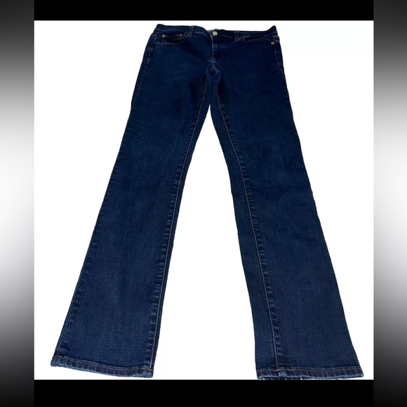 Gap Jeans Womens Blue Always Skinny Pants Sz 30 Long Ladies Stretch Mid Rise - Picture 1 of 7